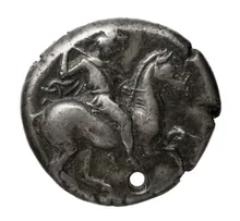 Amyntas III of Macedon obv