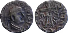 Strato II of Bactria obv