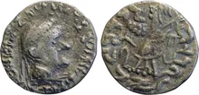 Strato II of Bactria obv