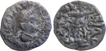 Strato II of Bactria obv
