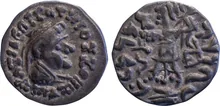 Strato II of Bactria obv