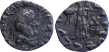 Strato II of Bactria obv