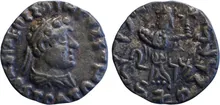 Strato II of Bactria obv