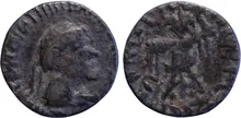 Strato II of Bactria obv