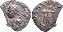 Strato I of Bactria obv