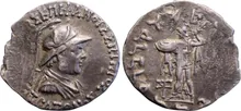 Strato I of Bactria obv