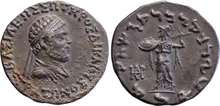 Strato I of Bactria obv