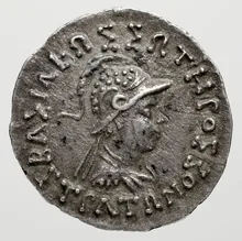 Strato I of Bactria obv