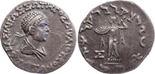 Strato I of Bactria obv