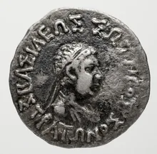 Strato I of Bactria obv