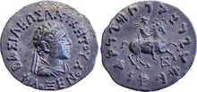 Philoxenus of Bactria obv
