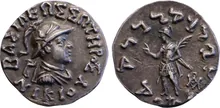Nicias of Bactria obv