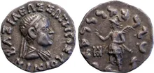 Nicias of Bactria obv
