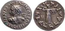 Menander I of Bactria obv