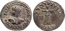 Menander I of Bactria obv