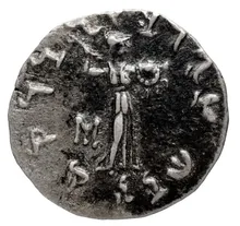 Menander I of Bactria rev