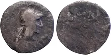 Menander I of Bactria obv