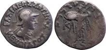 Menander I of Bactria obv
