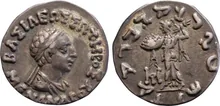 Menander I of Bactria obv