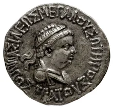 Hippostratus of Bactria obv