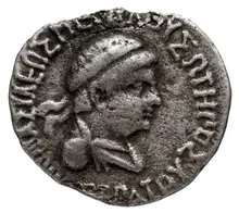 Hippostratus of Bactria obv