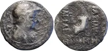 Heliocles I of Bactria obv
