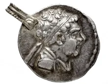Eucratides II of Bactria obv