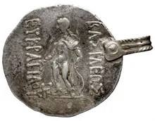 Eucratides II of Bactria rev
