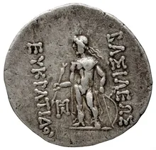 Eucratides II of Bactria rev