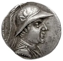 Eucratides I of Bactria obv