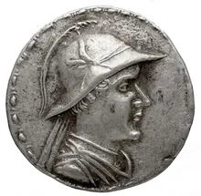 Eucratides I of Bactria obv