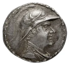 Eucratides I of Bactria obv