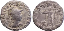 Strato I of Bactria obv