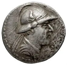 Eucratides I of Bactria obv