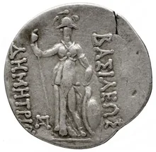 Demetrius II of Bactria rev