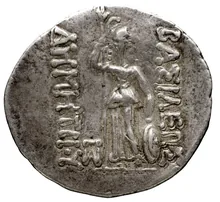 Demetrius II of Bactria rev