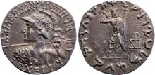 Archebius of Bactria obv