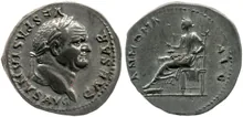 RIC II, Part 1 (second edition) Vespasian 964