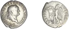 RIC II, Part 1 (second edition) Vespasian 1068 reverse
