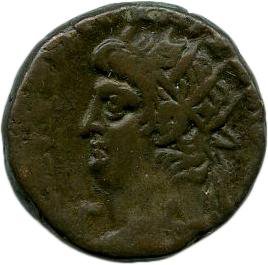 Римская империя · Nero · Tetradrachm · I в., аверс, Федеральное государственное бюджетное учреждение культуры "Государственный музей изобразительных искусств имени А.С. Пушкина"