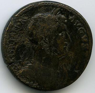RIC II Hadrian 636c, аверс, Федеральное государственное бюджетное учреждение культуры "Государственный музей изобразительных искусств имени А.С. Пушкина"