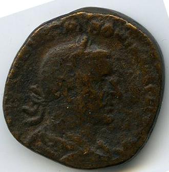 аверс Римская империя · Trebonianus Gallus · Sestertius · II в.