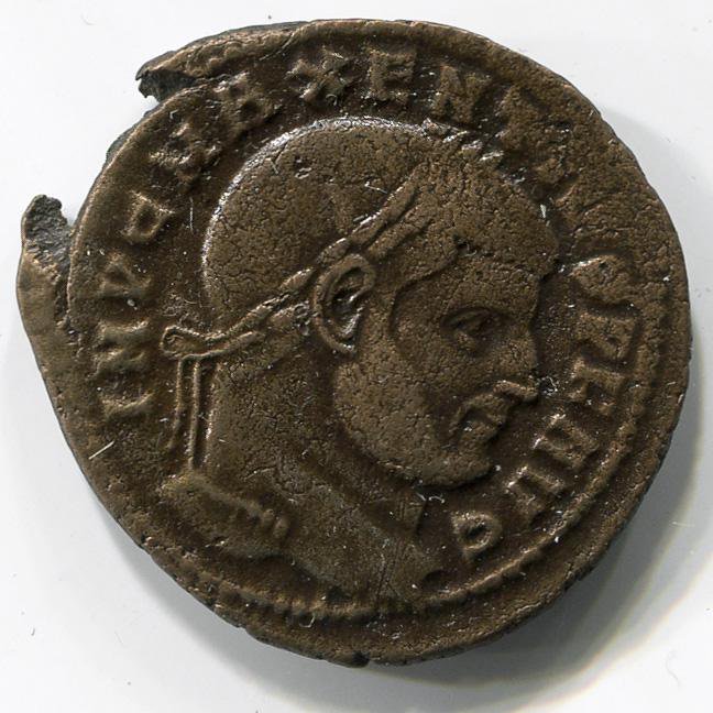 Римская империя · Maxentius · Follis · III в., реверс, Федеральное государственное бюджетное учреждение культуры "Государственный музей изобразительных искусств имени А.С. Пушкина"