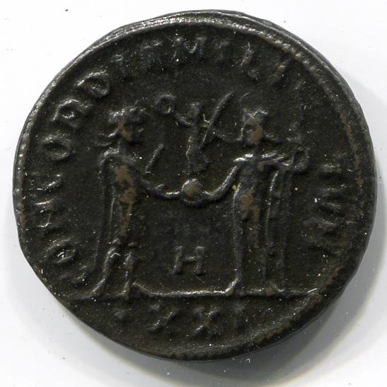 Римская империя · Diocletian · Antoninianus · II в., аверс, Федеральное государственное бюджетное учреждение культуры "Государственный музей изобразительных искусств имени А.С. Пушкина"