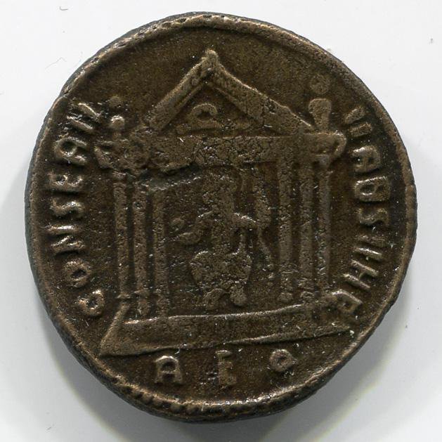 Римская империя · Maxentius · Follis · III в., аверс, Федеральное государственное бюджетное учреждение культуры "Государственный музей изобразительных искусств имени А.С. Пушкина"