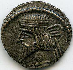 Парфия · Drachma · I в., реверс, Федеральное государственное бюджетное учреждение культуры "Государственный музей изобразительных искусств имени А.С. Пушкина"