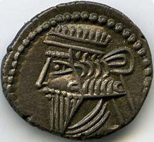 Парфия · Drachma · I в., реверс, Федеральное государственное бюджетное учреждение культуры "Государственный музей изобразительных искусств имени А.С. Пушкина"