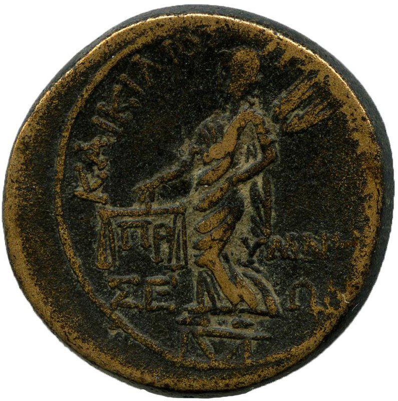 Римская империя · Tiberius · I в., аверс, Федеральное государственное бюджетное учреждение культуры "Государственный музей изобразительных искусств имени А.С. Пушкина"