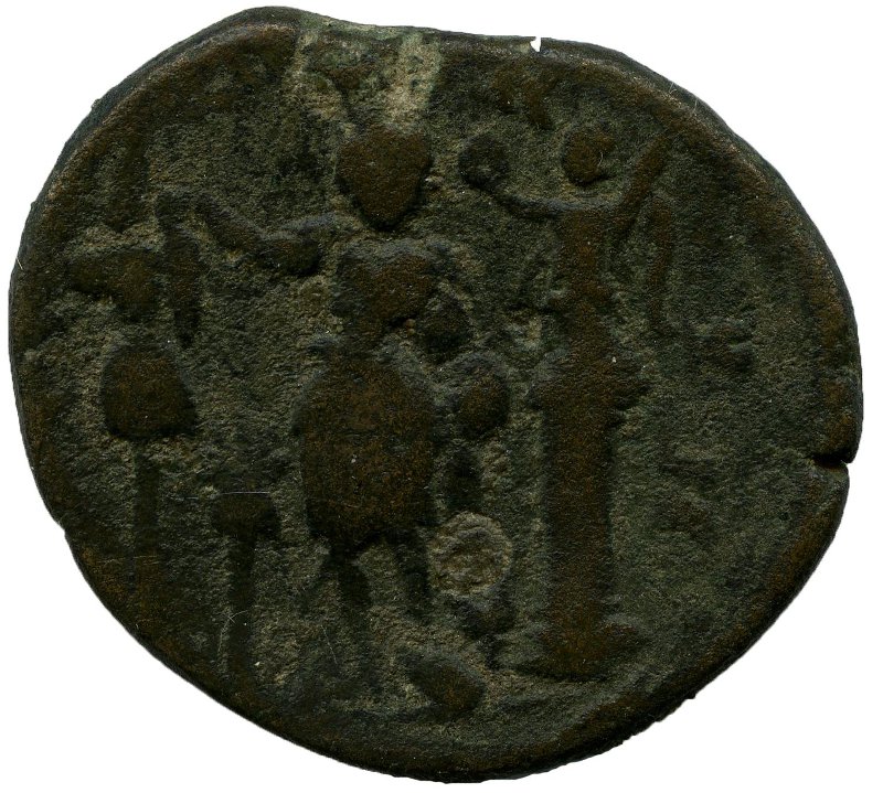 Античная монета · Elagabalus · II в., аверс, Федеральное государственное бюджетное учреждение культуры "Государственный музей изобразительных искусств имени А.С. Пушкина"