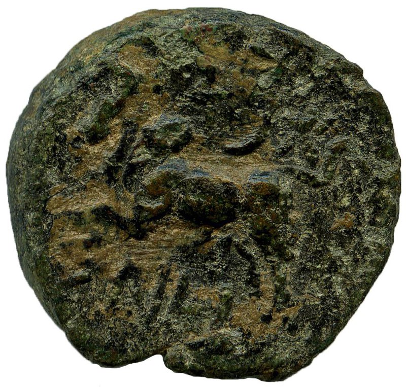 Античная монета · Augustus · I в. до н. э., аверс, Федеральное государственное бюджетное учреждение культуры "Государственный музей изобразительных искусств имени А.С. Пушкина"